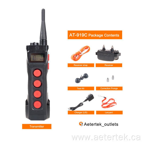Aetertek AT-919C remote dog shock collar transmitter